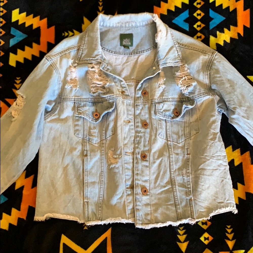 A medium jean jacket